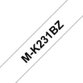Brother MK231BZ Cinta No Laminada Generica de Etiquetas - Texto negro sobre fond