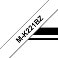 Brother MK221BZ Cinta No Laminada Generica de Etiquetas - Texto negro sobre fond