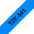 Brother TZe541 Cinta Laminada Generica de Etiquetas - Texto negro sobre fondo az