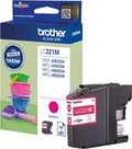 Brother LC221 Magenta Cartucho de Tinta Original - LC221MBP
