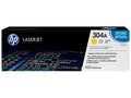 HP CC532A Amarillo Cartucho de Toner Original - 304A