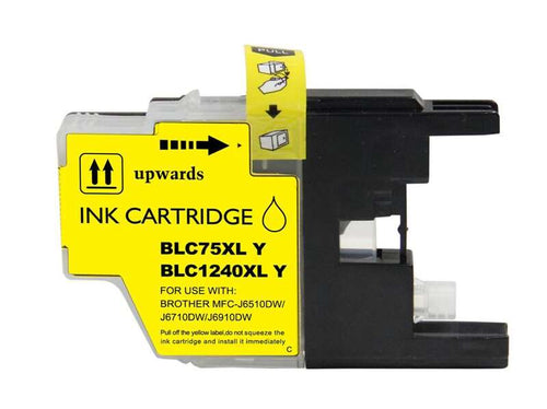 Brother LC1240XL/LC1220XL/LC1280XL Amarillo Cartucho de Tinta Generico - Reempla