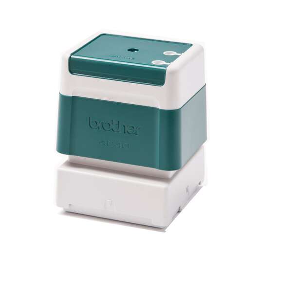 Brother PR4040G6P Pack de 6 Monturas de Sellos Originales - 40x40mm - Color Verd