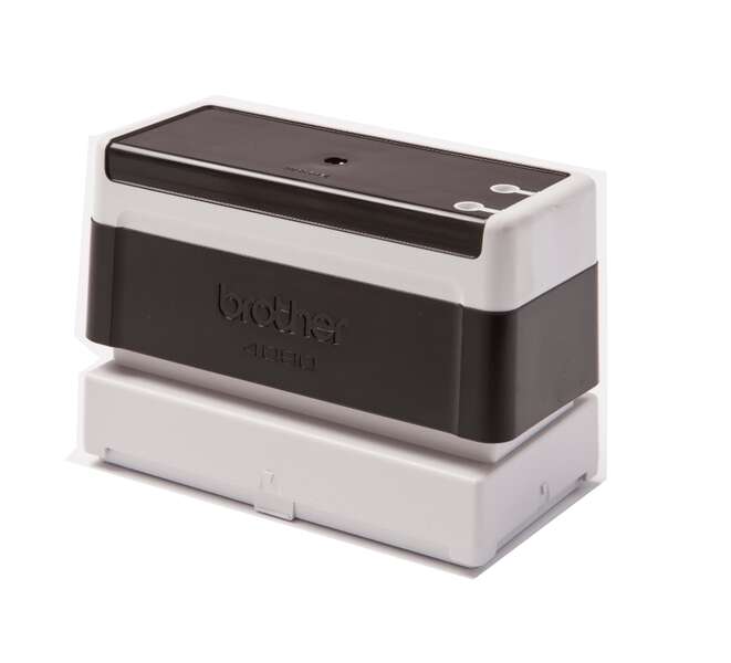 Brother PR4090B6P Pack de 6 Monturas de Sellos Originales - 40x90mm - Color Negr