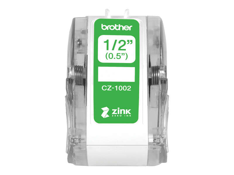Brother CZ1002 Rollo de Etiquetas Originales de Tamaño Personalizado - Ancho 12m