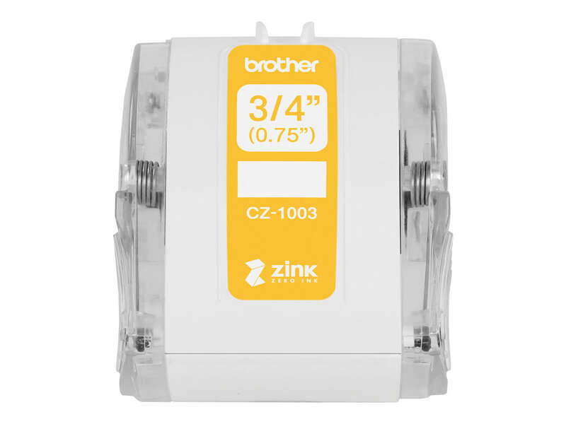 Brother CZ1003 Rollo de Etiquetas Originales de Tamaño Personalizado - Ancho 19m