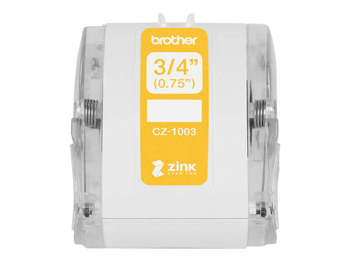 Brother CZ1003 Rollo de Etiquetas Originales de Tamaño Personalizado - Ancho 19m