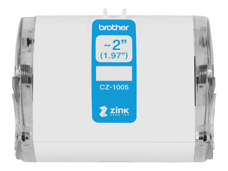 Brother CZ1005 Rollo de Etiquetas Originales de Tamaño Personalizado - Ancho 50m