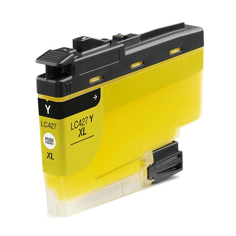 Brother LC427XL Amarillo Cartucho de Tinta Pigmentada Generico - Reemplaza LC427