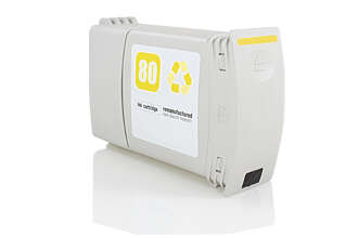 Generico HP 80 Amarillo Cartucho de Tinta - Reemplaza C4848A