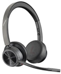 HP Poly Voyager 4320 UC M Auriculares con Microfono Bluetooth - Almohadillas Acolchadas - Controles en Auricular- Color Negro