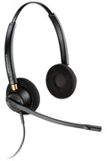 HP Poly EncorePro 520 Auriculares con Microfono - Conexion QD - Cancelacion de Ruido - Almohadillas Acolchadas - Color Negro