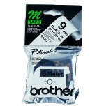 Brother MK221BZ Cinta No Laminada Original de Etiquetas - Texto Negro sobre Fond