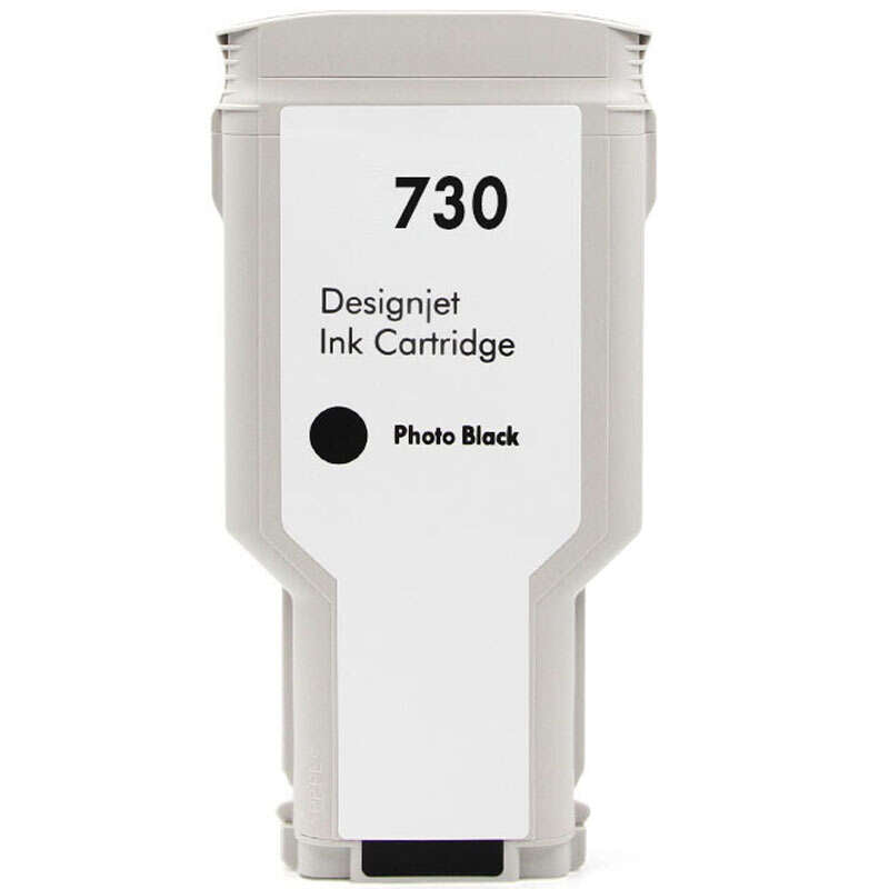 Generico HP 730 Negro Photo Cartucho de Tinta - Reemplaza P2V73A/P2V67A