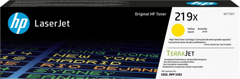 HP W2192X Amarillo Cartucho de Toner Original - 219X