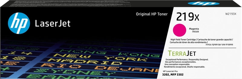 HP W2193X Magenta Cartucho de Toner Original - 219X