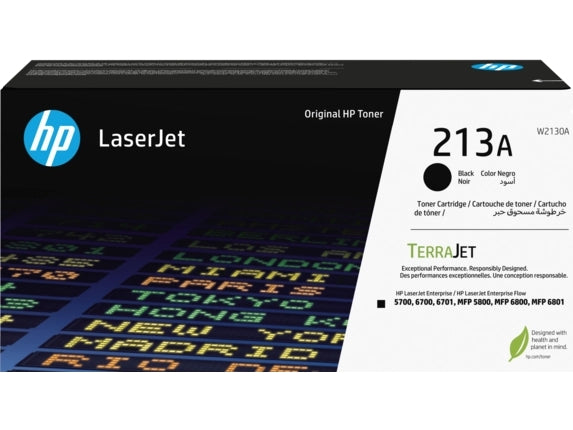 HP W2130A Negro Cartucho de Toner Original - 213A