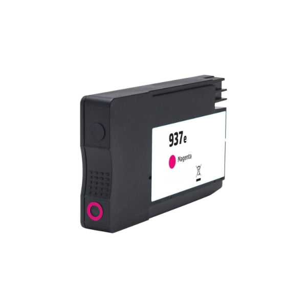 Generico HP 937e XL Magenta Cartucho de Tinta Pigmentada - Reemplaza 4S6W7NE/4S6W3NE (Chip reforzado contra actualizaciones)