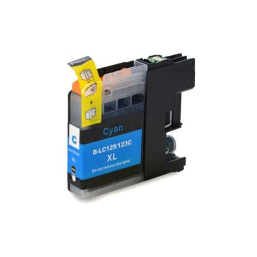 Brother LC123XL/LC121XL Cyan Cartucho de Tinta Generico - Reemplaza LC123C/LC121
