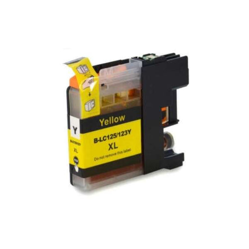 Brother LC123XL/LC121XL Amarillo Cartucho de Tinta Generico - Reemplaza LC123Y/L