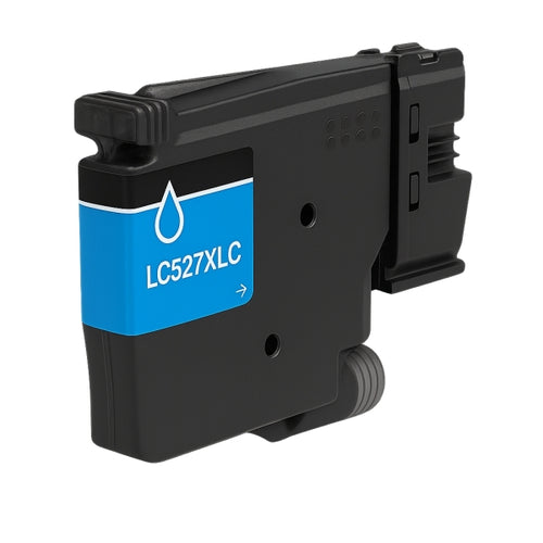 Brother LC527XL Cyan Cartucho de Tinta Pigmentada Generico - Reemplaza LC527XLC/
