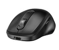 HP 515 Raton Inalambrico Recargable Ultra‑Rapido - Sensor Multi‑Superficie 4000 DPI - 5 Botones - Conexion 2.4GHz via Dongle USB‑A - USB‑C para Carga - Diseño Ambidiestro - Color Negro