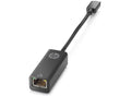 HP Adaptador USB‑C a Ethernet RJ45 G2 - Gigabit 10/100/1000 Mbps - Plug & Play - Soporta PXE Boot, Wake‑on‑LAN y MAC Address Pass‑Through - Diseño Compacto y Portatil - Color Negro