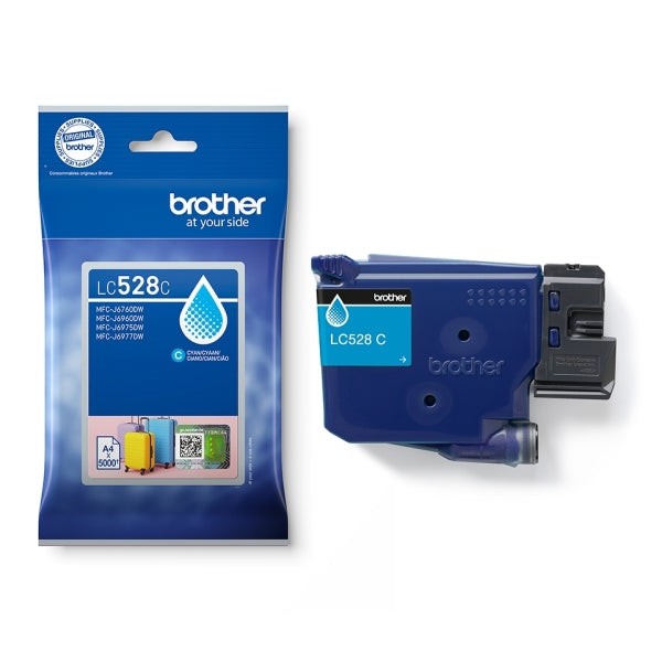 Brother LC528 Cyan Cartucho de Tinta Original - LC528C