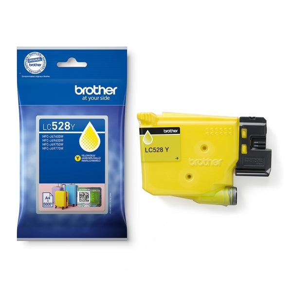 Brother LC528 Amarillo Cartucho de Tinta Original - LC528Y