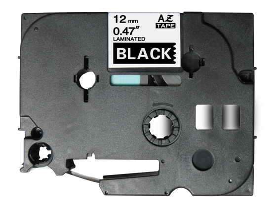 Brother TZe335 Cinta Laminada Generica de Etiquetas - Texto blanco sobre fondo n