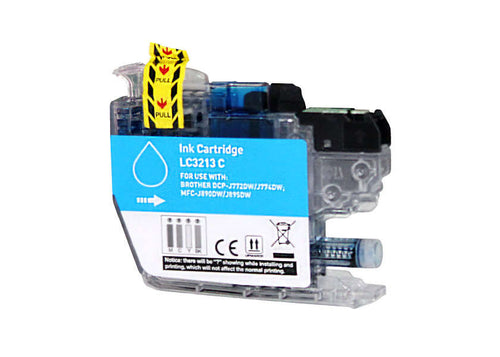 Brother LC3213/LC3211 Cyan Cartucho de Tinta Generico - Reemplaza LC3213C/LC3211