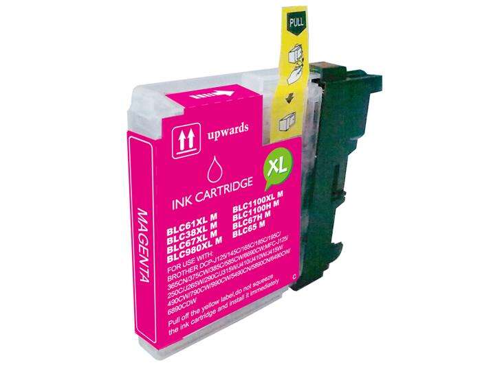 Brother LC980XL/LC1100XL/LC985XL Magenta Cartucho de Tinta Generico - Reemplaza 