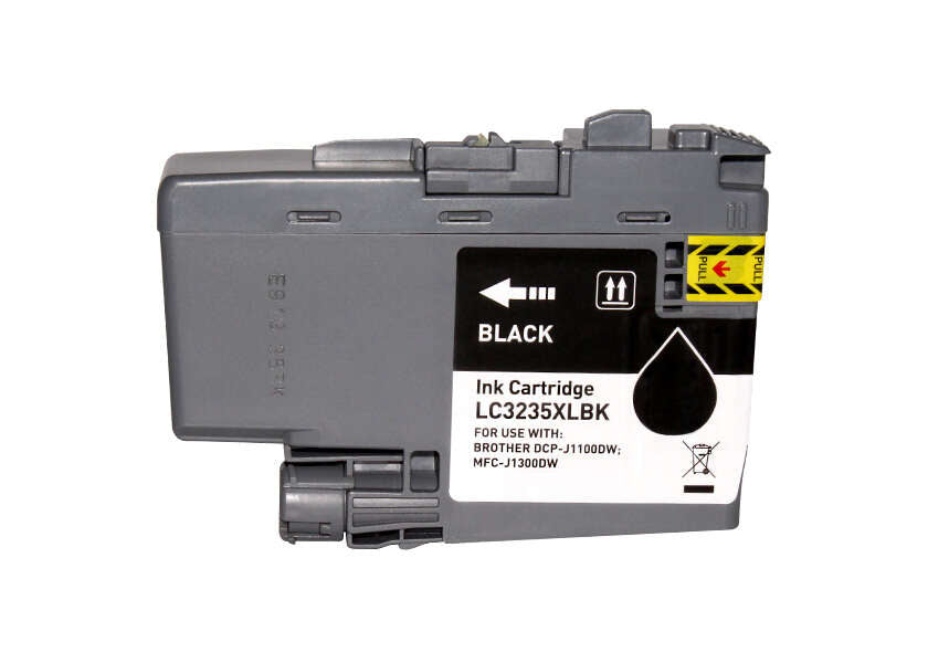 Brother LC3235XL/LC3233 Negro Cartucho de Tinta Pigmentada Generico - Reemplaza 