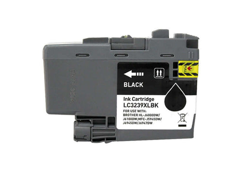 Brother LC3239XL Negro Cartucho de Tinta Pigmentada Generico - Reemplaza LC3239X