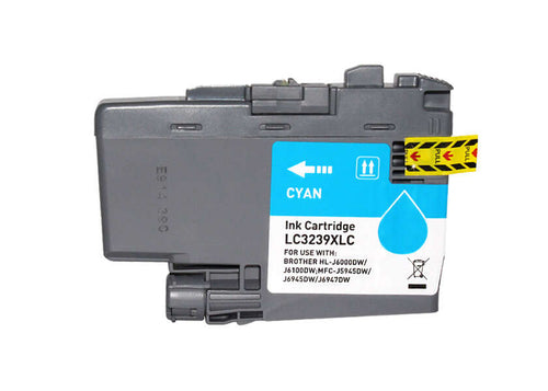 Brother LC3239XL Cyan Cartucho de Tinta Pigmentada Generico - Reemplaza LC3239XL