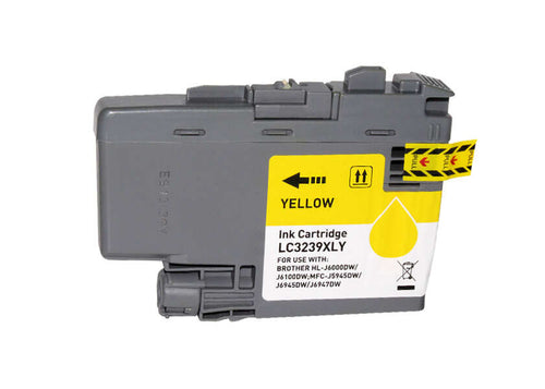 Brother LC3239XL Amarillo Cartucho de Tinta Pigmentada Generico - Reemplaza LC32