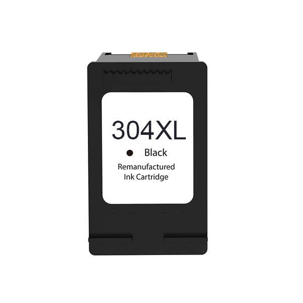 Remanufacturado HP 304XL Negro Cartucho de Tinta - Muestra Nivel de Tinta - Reemplaza N9K08AE/N9K06AE/B7RT9AE/B7RT7AE